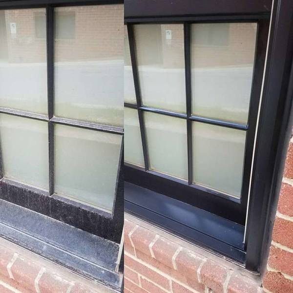 Before and After Window Cleaning in Eagleville, PA (1)